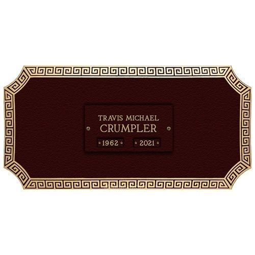 Imperial Cremation Bronze Plaques