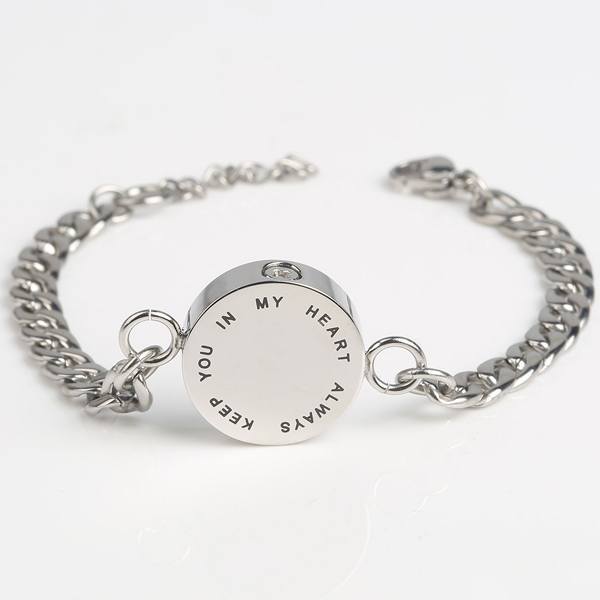 In My Heart Always Cremation Bracelet 