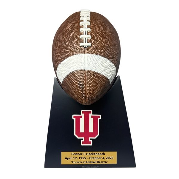 Indiana Hoosier Football Cremation Urn