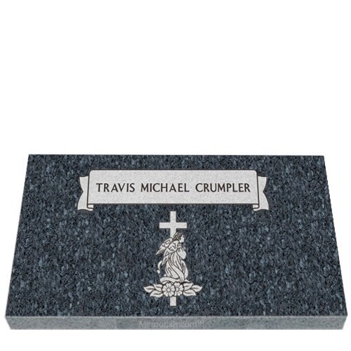 Individual Cemetery Granite Grave Marker 30 x 14