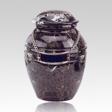 Black Pet Marble Cremation Urns