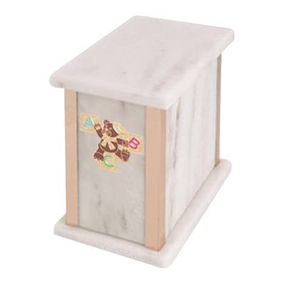 Design Bianco ABC Teddy Marble Urn