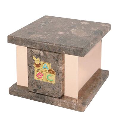 Infinita Rosatica ABC Bunny Marble Urn