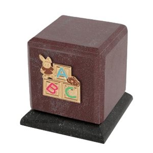 Graceful Rosso ABC Bunny Cremation Urn