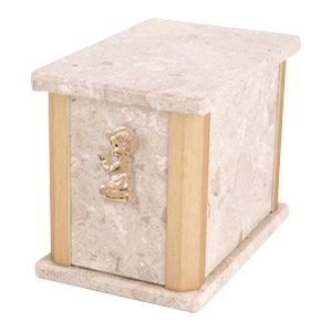 Solitude Perlato Praying Boy Cremation Urn