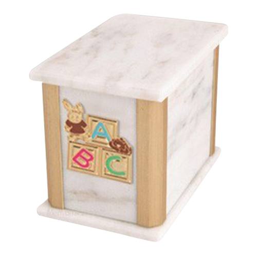 Solitude Bianco ABC Bunny Cremation Urn