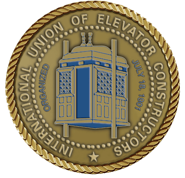 International Union Of Elevator Constructors Medallion