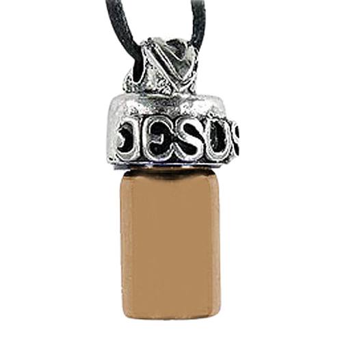 Jesus Brown Necklace Cremation Jewelry