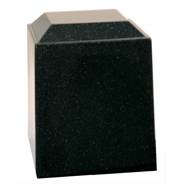 Jet Black Cultured Cremation Urn