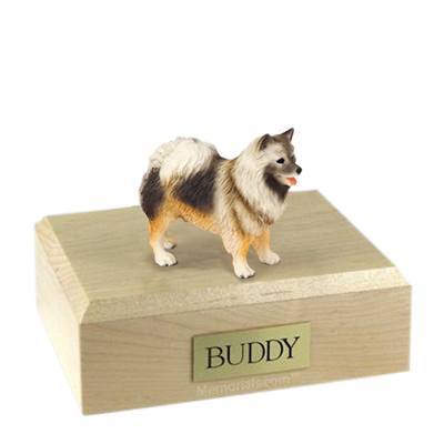 Keeshond Large Dog Urn