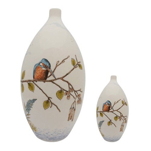 Kingfisher Ceramic Cremation Urns 