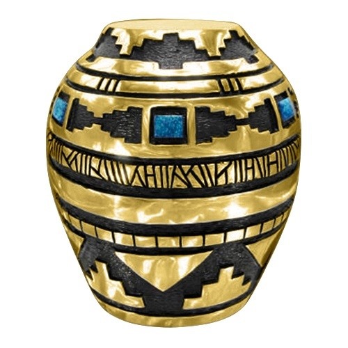 Kingsman Lapis Gold Cremation Urn