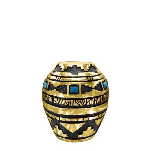 Kingsman Lapis Gold Keepsake Urn