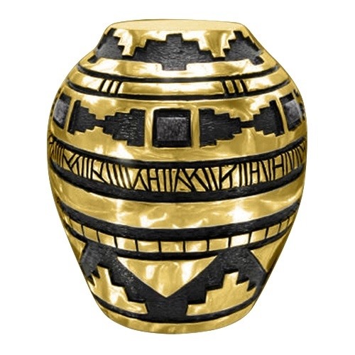 Kingsman Obsidian Gold Cremation Urn