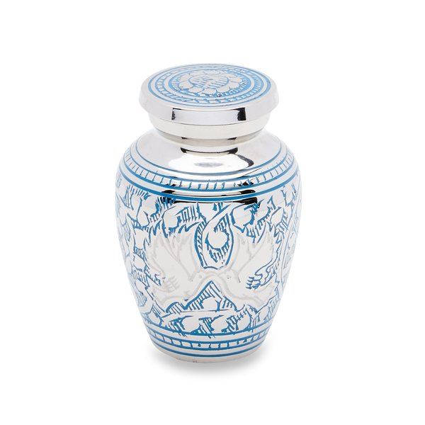 Kissing Doves Keepsake Urn