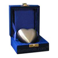 Pewter Heart Pet Keepsake Urn