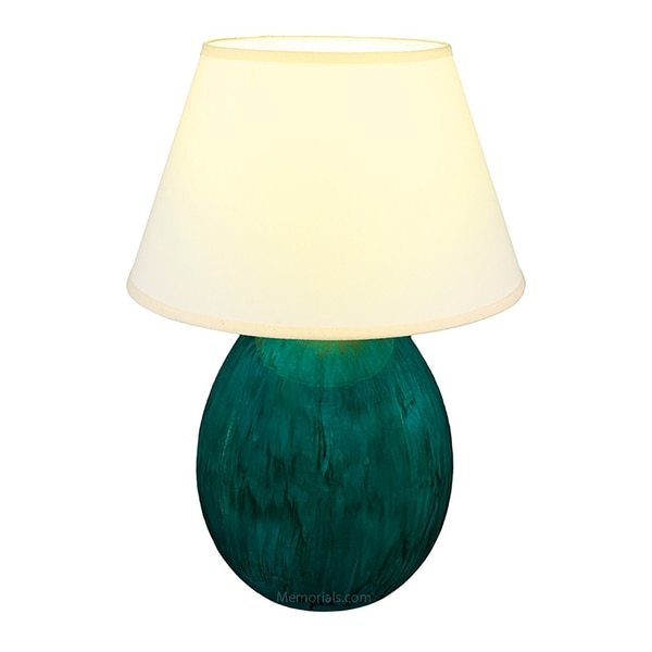 Lake Side Lamp Ceramic Cremation Urn