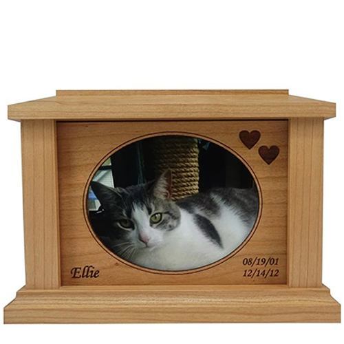 Large Cherry Forever Picture Pet Urn