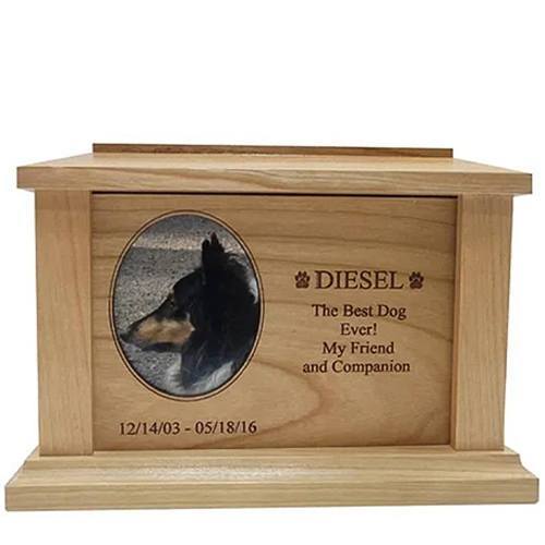 Large Cherry Picture Frame Pet Urn