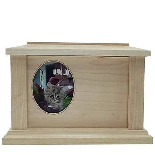 Large Maple Picture Frame Pet Urn