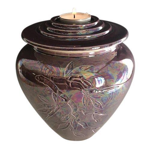 Lavender Branch Pet Ceramic Urn