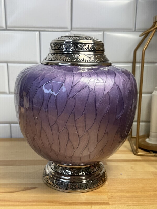Lavender Divine Cremation Urn