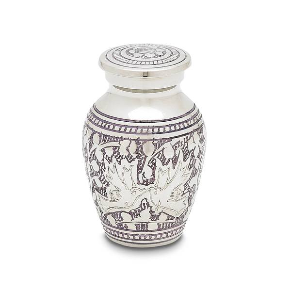 Lavender Doves Keepsake Urn