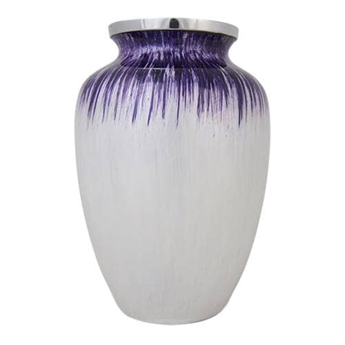 Lavender Rain Large Cremation Urn