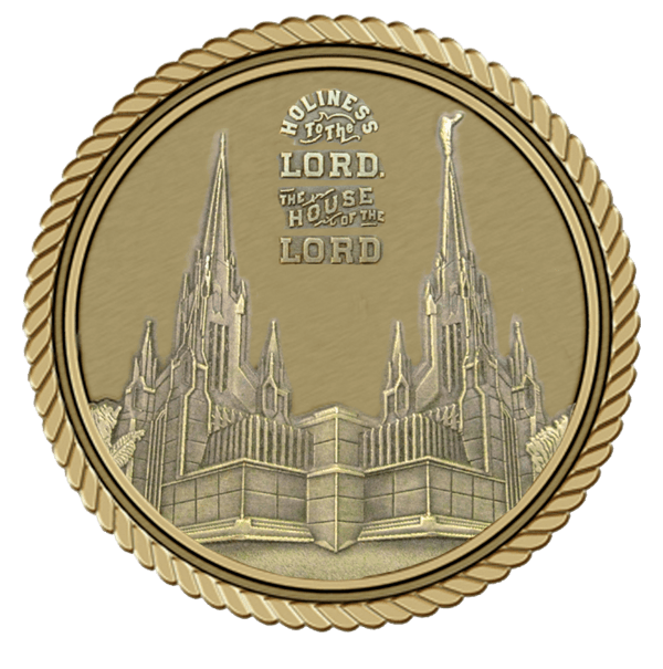 LDS San Diego Temple Medallion