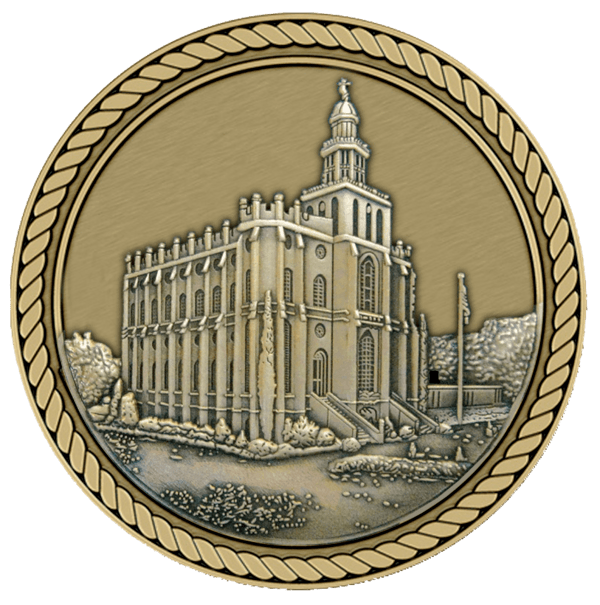 LDS St. George Temple Medallion