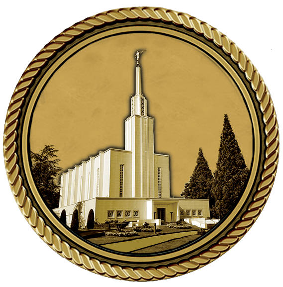 LDS Swiss Temple Medallion