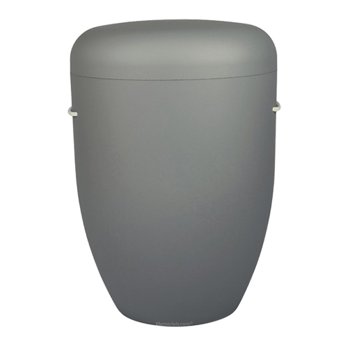 Light Gray Biodegradable Cremation Urn