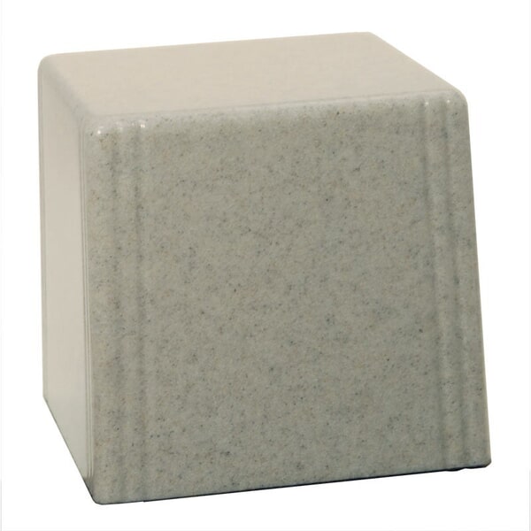 Light Gray Cultured Child Cremation Urn