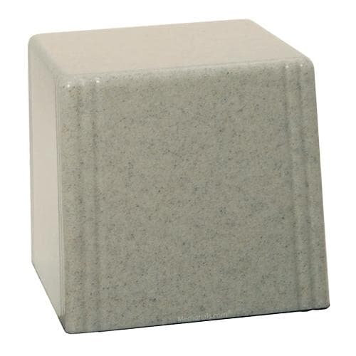Light Gray Cultured Child Cremation Urn Light Gray Cultured Child Cremation Urn