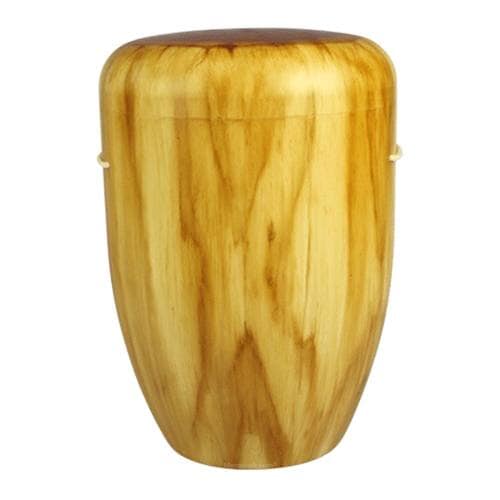 Light Oak Biodegradable Cremation Urn
