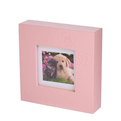 Light Pink Medium Photo Frame Pet Cremation Urn Light Pink Medium Photo Frame Pet Cremation Urn