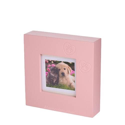 Light Pink Small Photo Frame Pet Cremation Urn Light Pink Small Photo Frame Pet Cremation Urn