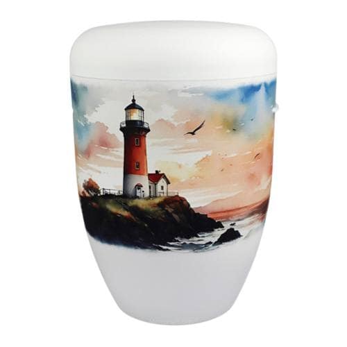 Lighthouse Biodegradable Cremation Urn