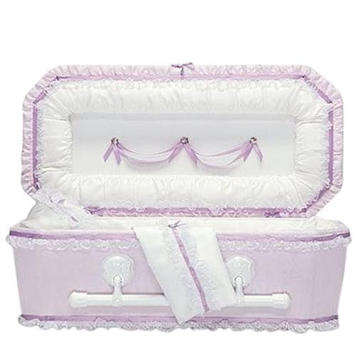 Lilac Love Large Child Casket