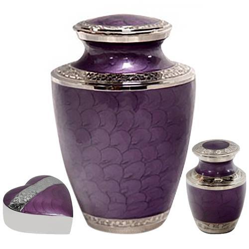 Lilac Metal Cremation Urns