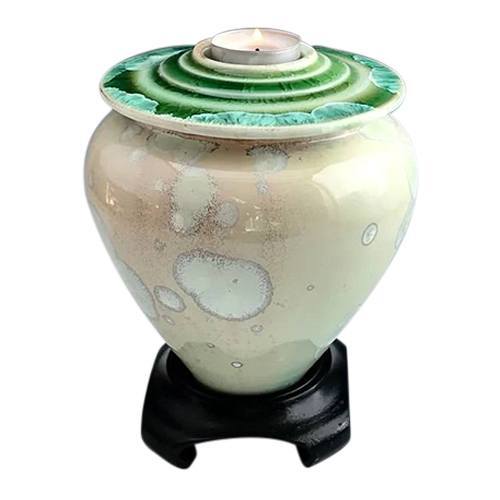 Lily Pad Pet Ceramic Urn