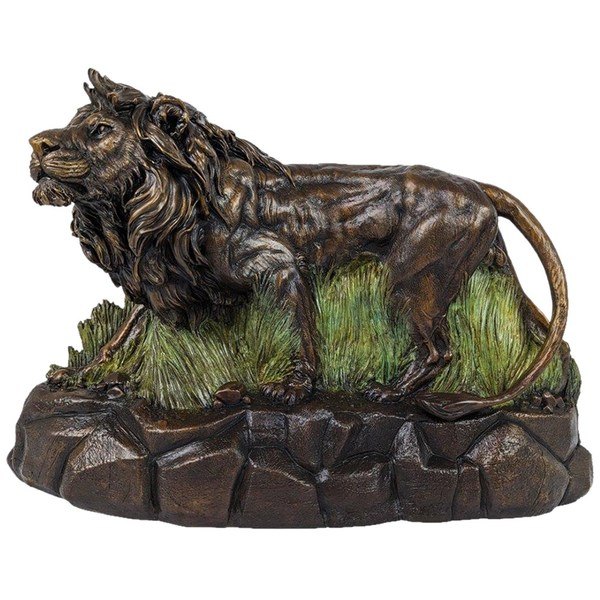 Lion Bronze Cremation Urn