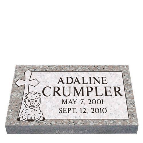 Lord Is My Shepard Child Granite Grave Marker