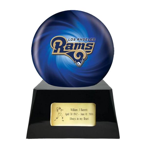 Los Angeles Rams Football Cremation Urn