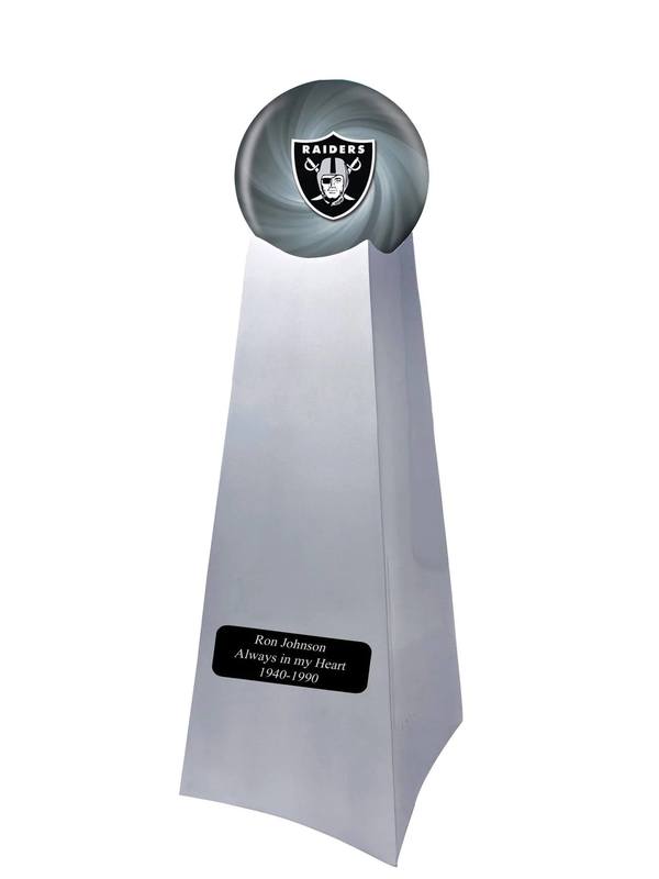 Los Vegas Raiders Football Trophy Cremation Urn