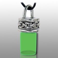 Best Friend Green Pet Necklace Urn