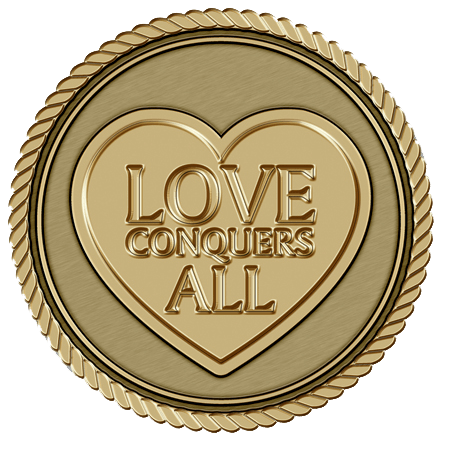 Love Conquers All Medallion