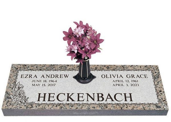 Love For Those We Lost Companion Granite Headstone 40 x 14