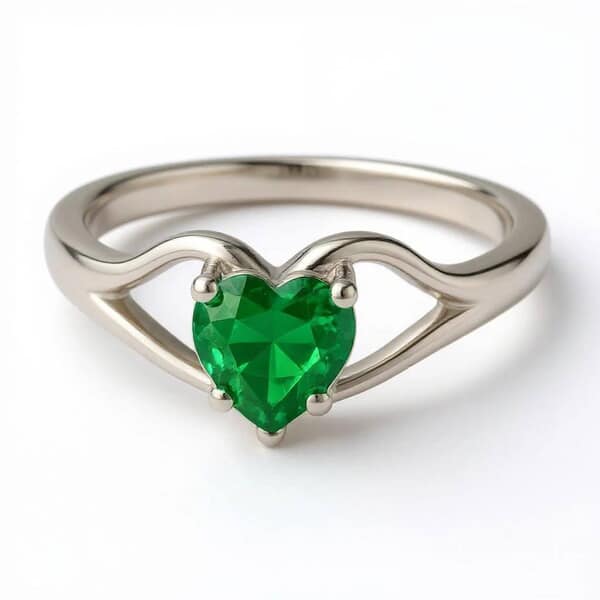 Love Garden Heart Cremation Diamond Ring