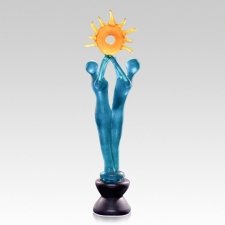 Love is the Light Art Glass Keepsake Urn